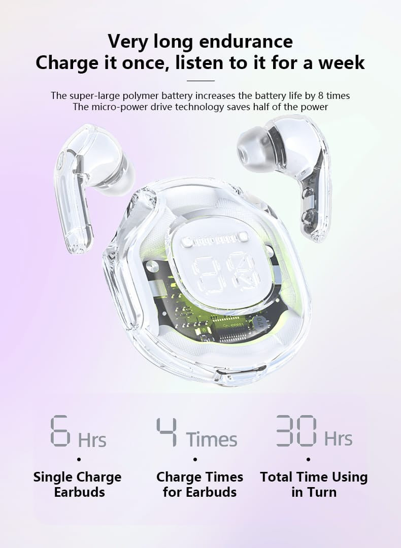 Air39 Wireless Earbuds | Bluetooth 5.3 | Clear Sound | Heavy Bass | Noise Reduction | LED Display