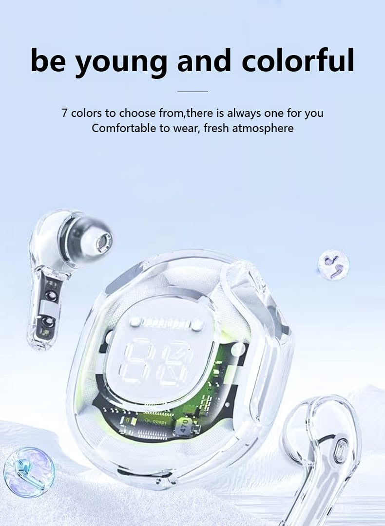 Air39 Wireless Earbuds | Bluetooth 5.3 | Clear Sound | Heavy Bass | Noise Reduction | LED Display